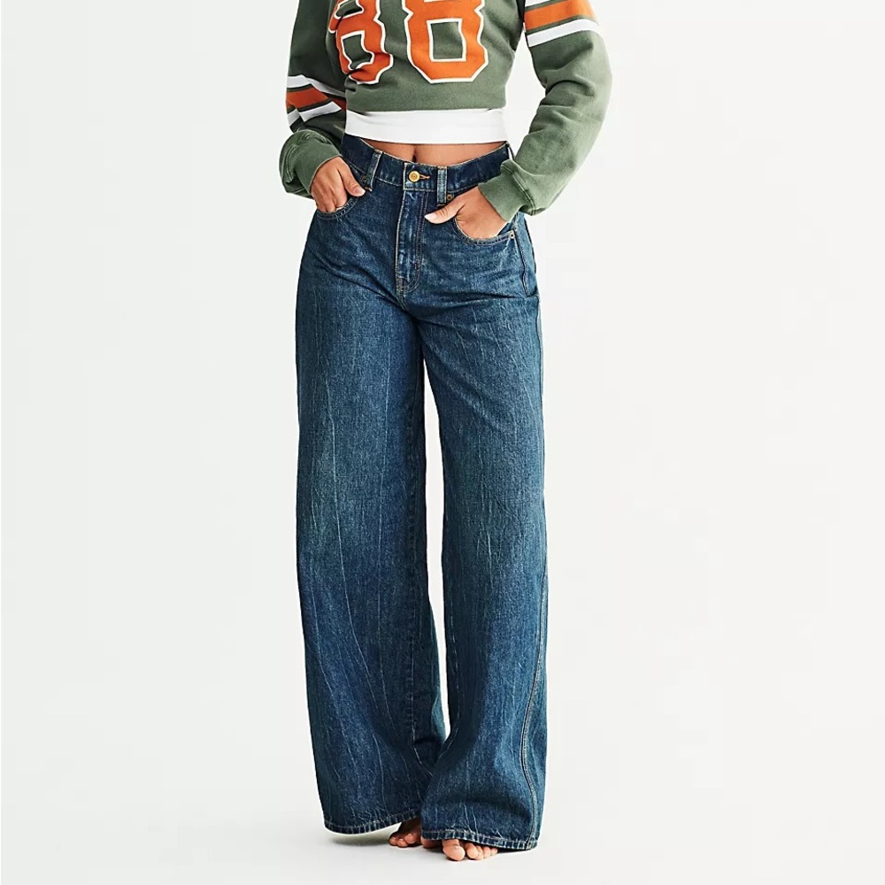 FREE PEOPLE We The Free CRVY Gia Wide-Leg Jeans